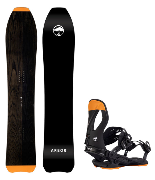 Arbor Founders Collection Padre Snowboard + Cypress Binding | 2025